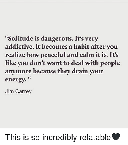 Jim Carrey quote on loneliness